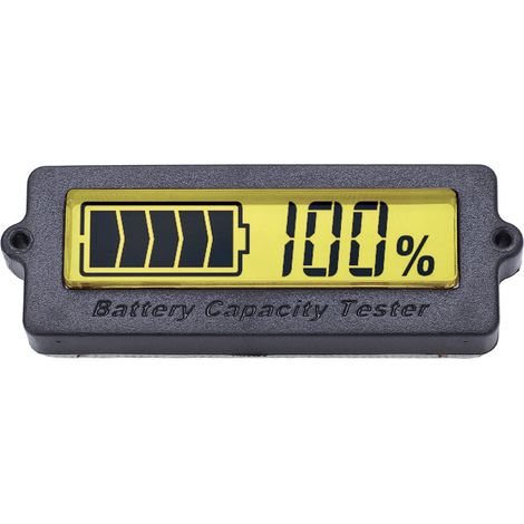 Testeur de batterie 48V, voltmètre ampèremètre étanche, moniteur de capacité et de charge, indicateur de tension pour voiture électrique, sécurité renforcée (1/5)