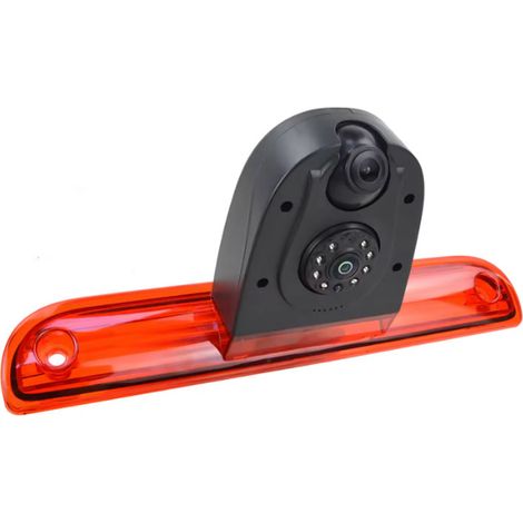 Doppia telecamera posteriore integrata nella copertura della luce di stop per Fiat Ducato, Citroen Jumper, Peugeot Boxer CVBS NTSC/AHD 1080P (1/3)