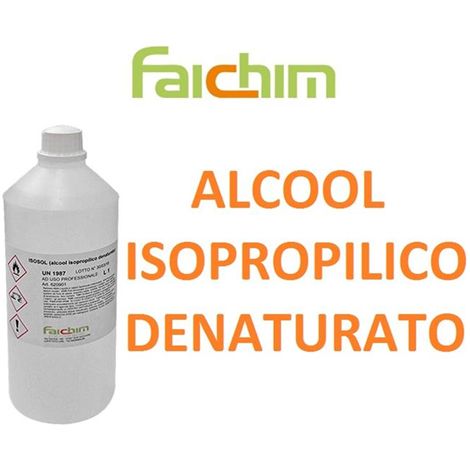 Isosol Alcool Isopropilico Lt. 1 Detergente Sgrassante Cleaner Cleanser (1/2)