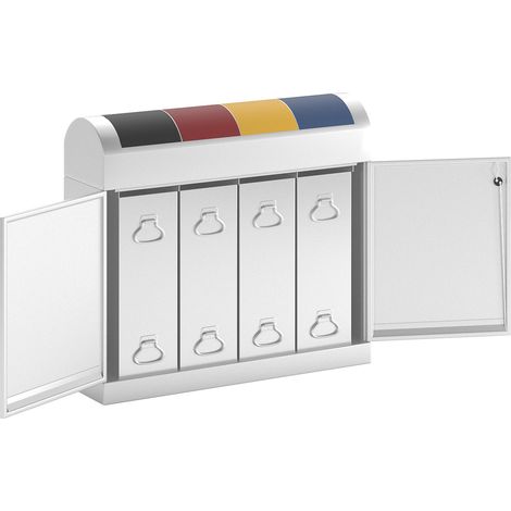 Stumpf Tri de déchets TD 4 gris clair bacs intérieurs 4x 45l - 5601007 (1/5)