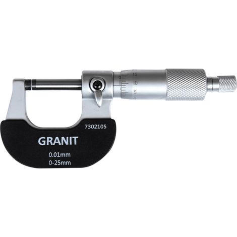 Äußeres Mikrometer 0-25 mm GRANITE BLACK EDITION