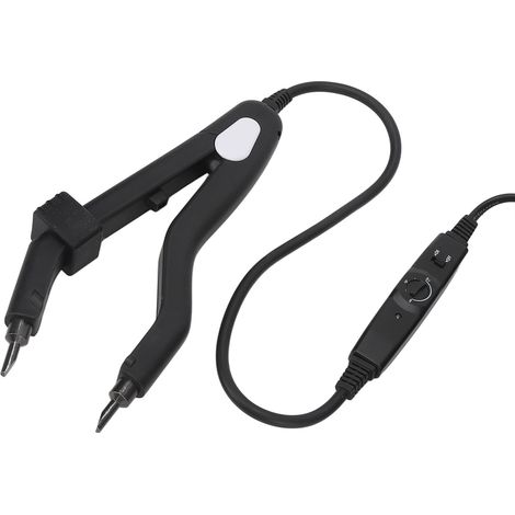 Outil de fusion pour extensions de cheveux : connecteur professionnel pour fer à souder Fusion, prise UE 100-240 V (1/5)