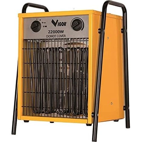 Vigor 9792650 Wind-22 Generatore Aria Calda Trifase 22000 W 400V Portata 2822 m³-h Area 160 m²