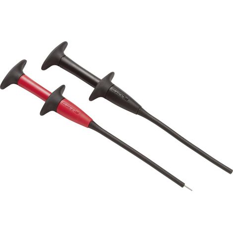 Jeu de pointes de touche de sécurité Fluke AC288 enfichable 4 mm CAT III 1000 V, CAT IV 600 V noir, rouge 1 set (1/3)