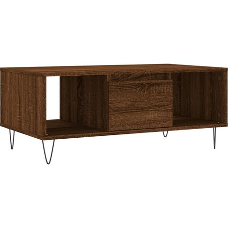 Maison Exclusive - Tavolino da Salotto Rovere Marrone 90x50x36,5 cm in Multistrato