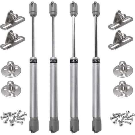Stück 100-N-Gasfedern, hydraulische Möbelfedern, Original-Gasdruckdämpfer für Küchenschranktüren, pneumatischer Hebelarm zum Anheben von Schranktüren