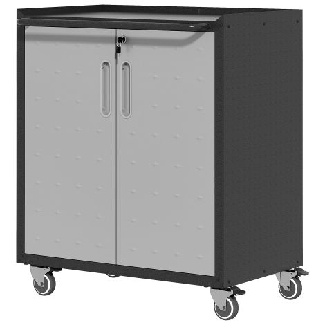 Heavy-Duty Metall-Garagen-Schrank mit Rollen – robuster Werkzeug-Stauraum, 75 × 42 × 88 cm, für Garage, Büro & Haushalt
On-Site (1/5)