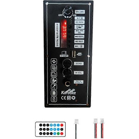 3,7-V-Audio-Leistungsverstärkerplatine mit Unterstützung für MP3-USB-Player und TF-Kartenanzeige