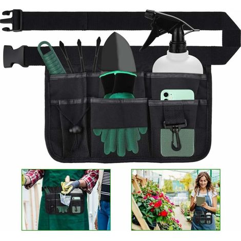 Ceinture à Outils Professionnelle 7 Poches, Ceinture de Jardinage et Bricolage, Imperméable et Durable, Parfaite pour Artisan et Charpentier (1/5)
