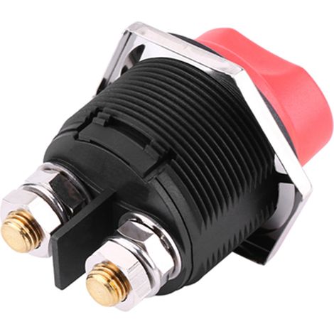 Interrupteur d'isolation de batterie automobile avec circuit intégré, intensité maximale de 32 V CC, 200 A (300 A en continu), adapté aux voitures, SUV et camions. (1/5)
