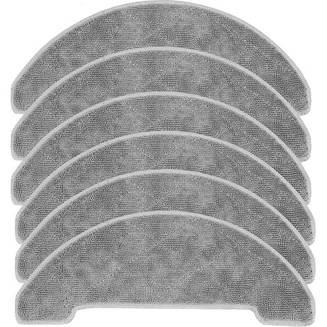 Lot de 6 serpillères de nettoyage pour aspirateur Ultenic D5/D5S/D5S PRO (1/5)