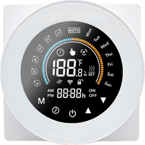 Thermostat intelligent Tuya Smart Life pour chaudière à gaz/eau, blanc (1/5)