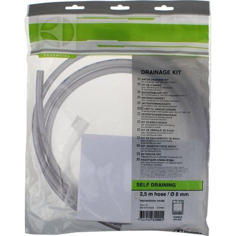 Electrolux – Kit tuyau de vidange AEG 125122503 – Pour lave-linge à condensation – Évacuation efficace de l'eau usée – Longueur adaptée - 1251225031 (1/3)