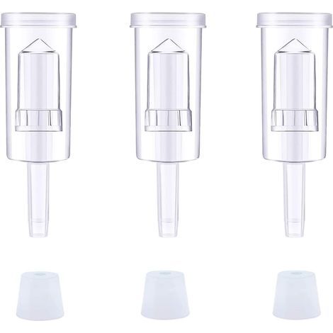 Barboteur Fermentation, 3PCS Airlock Fermentation, Bonde de Fermentation avec 3 Bouchon, SAS pour la Fermentation, Fermentation (1/5)