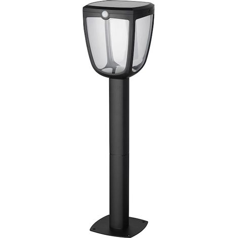 Sylvania – Lanterne LED solaire sur borne Gizmo Solar – 345 Lm – 4000 K – plastique ABS – détection de mouvement – installation facile