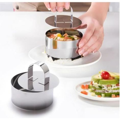 Cercle à Pâtisserie - Anneau à Gâteau en Acier Inoxydable - Pour Entremets et Mousses - Lot de 4 (1/4)