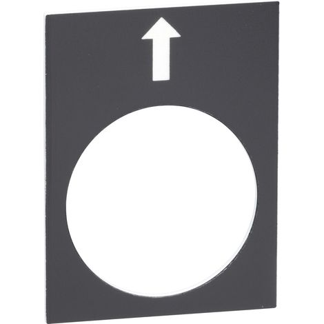 etiquette - harmony - 30 x 40 mm - noir - gauche - pv - schneider electric zb2by2910 (1/2)