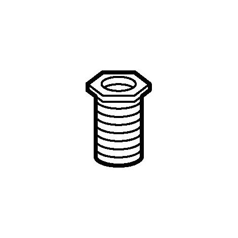 Hansa Gewindenippel 59902708 M12x1/M15x1, AF17