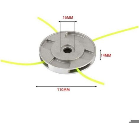 Tête De Débroussailleuse - Aluminium - 4 Lignes De Coupe - Universelle - 1 Pièce (1/4)