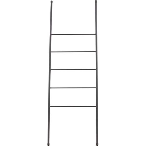 Porte-Serviettes Échelle "Drammen" 160cm Noir (1/5)