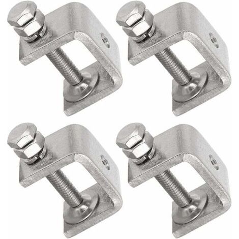 4 Pièces En Acier Inoxydable 304 Pinces En Forme De U En Forme De C étau Pinces à Bois Pinces Robustes En Forme De C Avec Une Large Ouverture De Mâchoire (1/5)