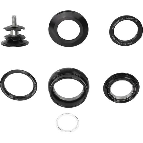 Jeu de direction à roulements pour vélo en alliage d'aluminium, compatible avec les fourches avant à petit tube conique de 44 à 50,6 mm. (1/5)