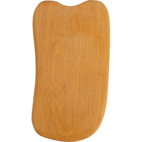 Planche en bois de Gua Sha ergonomique rectangulaire, outil de massage anti-cellulite portable pour le corps et le visage (1/5)