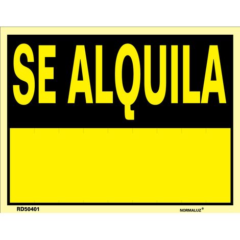 Enseigne de location luminescente 35x45 RD50401