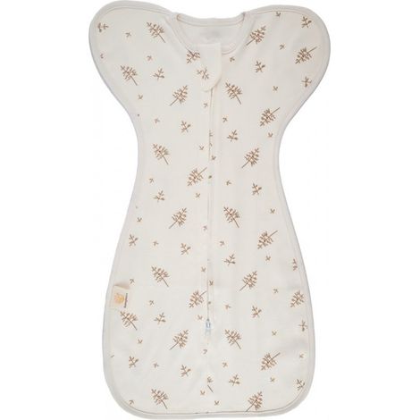 Gigoteuse d'emmaillotage – Gigoteuse bébé – Couverture d'emmaillotage – Blanc et doré – 0 à 3 mois – 60 cm – TOG 1.0 (1/5)