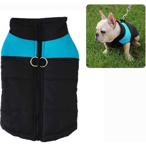 Abrigo para perro, Abrigo de forro polar tipo jersey para perros, Abrigo de algodón para perros, Ropa impermeable para cachorros, Talla XL, Verde (1/5)