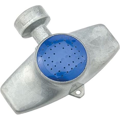 Arroseur à 360 degrés en métal, arroseur de pelouse de jardin, arroseur à motif circulaire, débit d'eau douce, adapté à l'arrosage de jardin de pelouse de petite zone, couverture jusqu'à 1 pièce, bleu (1/2)