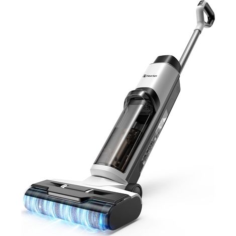 Aspirateur Laveur, 25kPa avec Eau électrolysée, Autonettoyant, Autopropulsion, Instructions vocales, Antienroulement, Nettoyage Bord, LED-Affichage, Moteur sans Balais, Léger pour Sols Durs (1/5)