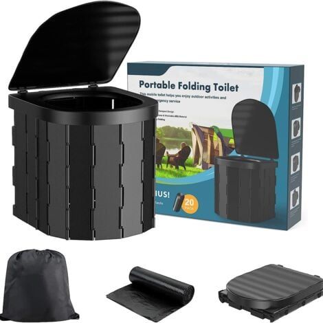 Toilette Portable Camping, Urinoir Unisexe pour Voiture, Toliet pour Hommes et Femmes, Seau Hygiénique pour Voiture (1/4)