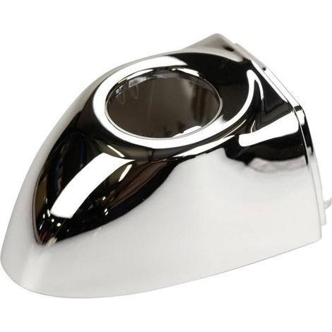 Tapa cromada para manija de puerta delantera exterior del Fiat 500X 2016-2021, fabricada en ABS, material OEM (735607049). Ajuste directo. (1/5)