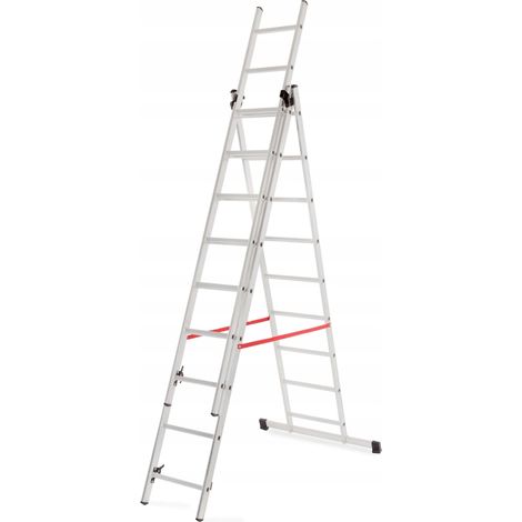Échelle awtools basic 3x10 150 kg 6 m hauteur de travail (1/3)