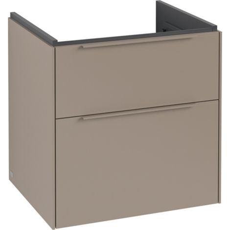 Villeroy & Boch Subway 3.0 armoire sous lavabo, 2 tiroirs,