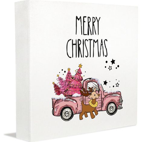 Plaque photo commémorative en cadeau, décoration de bureau pour maman, panneau carré en bois style rustique, idéal pour la maison ou le bureau. (1/5)