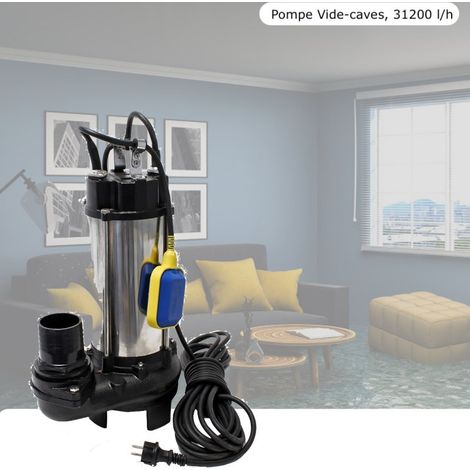 Pompe de refoulement d'eaux sales ou vide caves 31200 l/h (1/5)