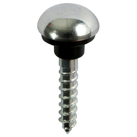 TIMCO Mirror Screws Dome Head Chrome - 8 x 1 1/2 (1/2)