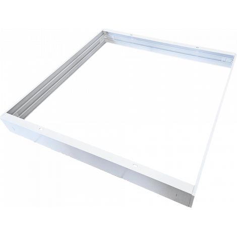 Cadre LED en saillie 600x600 aluminium blanc Ecolight (1/3)