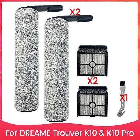 Bürsten-, Walzen- und Filterset für den kabellosen Wasser- und Staubstaubsauger DREAME. Finden Sie K10 und K10 Pro – Ersatzteile (1/5)