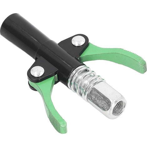 Raccord de pistolet graisseur à double poignée, haute pression minimale, embout à verrouillage automatique et dégagement rapide, injection d'huile