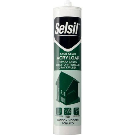 SELSIL SILICONE ACRILICO EFFETTO INTONACO 310 ML- 12,0 pz