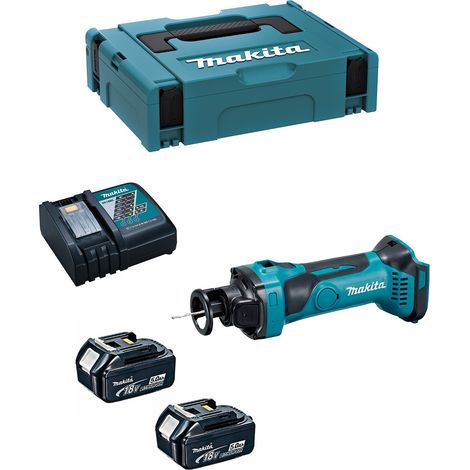 Fresadora MAKITA DCO180RTJ (2 x 5,0 Ah + DC18RC + MAKPAC 1)