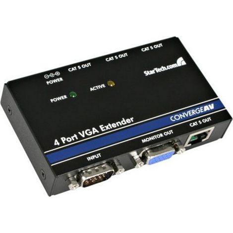 Adaptador startech pcie x1/ pcie x16 Extensor de vídeo startech vga rj45 (1/4)