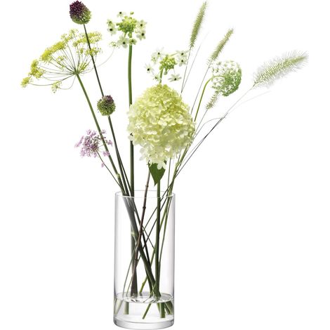 Vase Column, 28 x 13 cm (H x Ø), transparent (1/4)