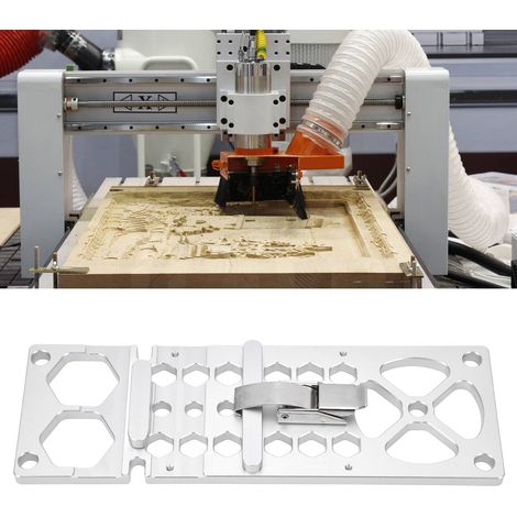 Accessoires pour scies circulaires - Outil auxiliaire pour rail de guidage à angle droit (90°) pour le travail du bois, scie circulaire électrique, machine à graver, plaque de coupe d'angle (1/5)