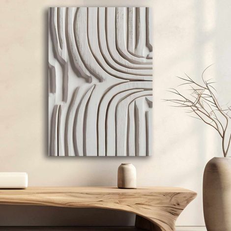 Cuadro Naga, Estructura de Tela, Madera Noble, Estructura de Madera Noble, 70x100h cm Multicolor (1/4)