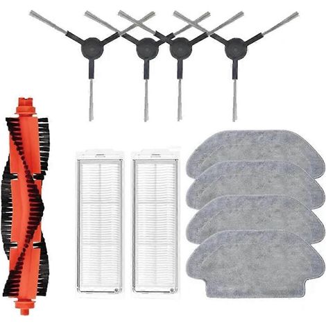 Accessoires pour aspirateur robot laveur Xiaomi Mijia 2S 3C Mi Robot Vacuum Mop P : chiffon de nettoyage, brosse principale et latérale (référence : XMSTJQR2S STYJ02YM). (1/5)