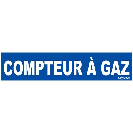Panneau Compteur à Gaz - Rigide 330x75mm - 4120188